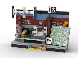 Orlando Brick Co Post Card Building Kit #OBC2024 ABC Building Kit United Brick Co®   