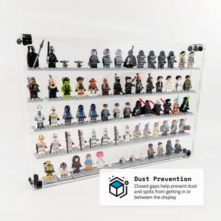 70 Minifigure Display Case (Classic V1) display case Scobo Design, LLC