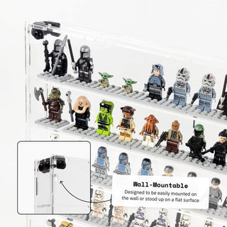 70 Minifigure Display Case (Classic V1) display case Scobo Design, LLC