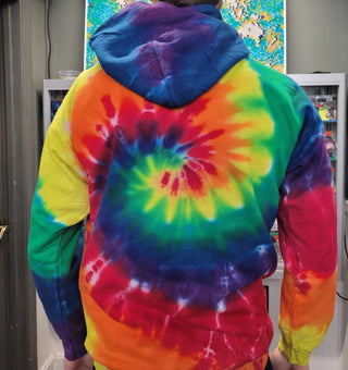 Skull Head Tie-Dye Hoodie T-Shirt United Brick Co®   