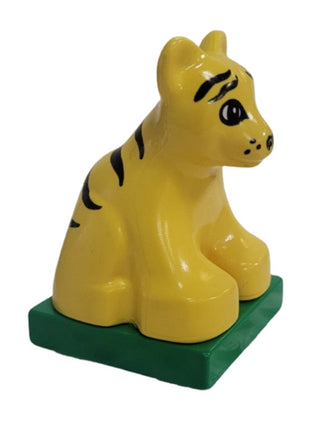 Duplo Tiger Cub on Green Base, 2334c03pb03 LEGO® Animals LEGO®   