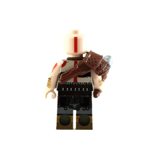 KRATOS God of War Custom Printed Lego Minifigure Custom minifigure BigKidBrix