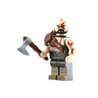 KRATOS God of War Custom Printed Lego Minifigure Custom minifigure BigKidBrix