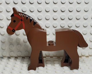 LEGO® Horse with Black Mane and Red Bridle LEGO® Animals LEGO®   