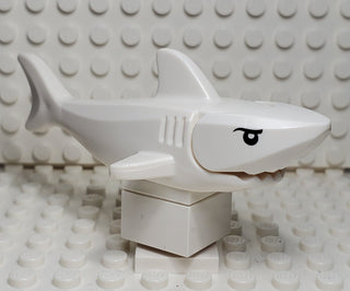 LEGO® Shark with Gills and Printed Eyes LEGO® Animals LEGO® White  