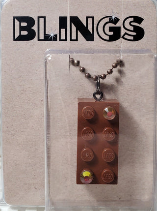 Jeweled Brick Necklace Blings United Brick Co®   