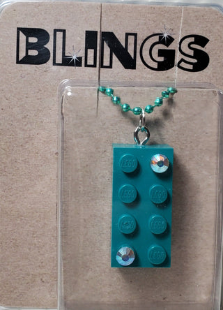 Jeweled Brick Necklace Blings United Brick Co®   