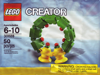 Wreath polybag, 30028 Building Kit LEGO®   