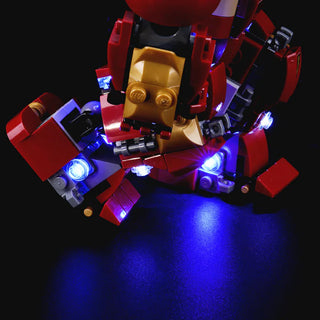 Light Kit For The Hulkbuster Smash-Up, 76104 Light up kit Lightailing   