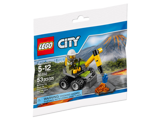 Volcano Jackhammer  Polybag 30350 Building Kit LEGO®   