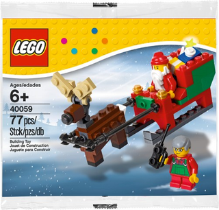 Santa's Sleigh polybag, 40059 Building Kit LEGO®   