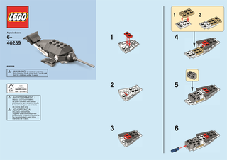 40239 Monthly Mini Build Set Narwhal Polybag - January Building Kit LEGO®   