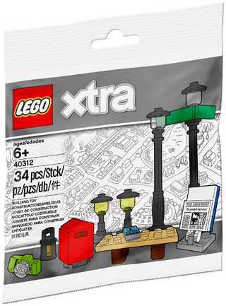 Streetlamps polybag, 40312 Building Kit LEGO®   