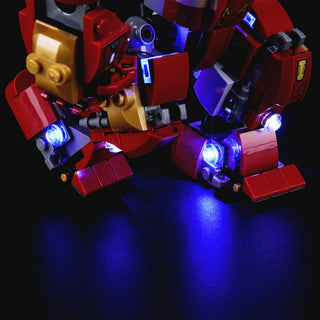 Light Kit For The Hulkbuster Smash-Up, 76104 Light up kit Lightailing   