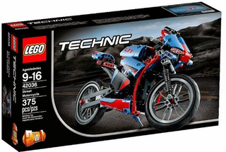 Street Motorcycle, 42036 Building Kit LEGO®   