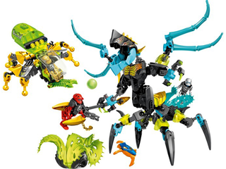 QUEEN Beast vs. FURNO, EVO & STORMER, 44029 Building Kit LEGO®   