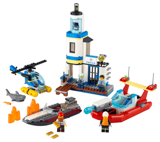 Seaside Police and Fire Mission, 60308 Building Kit LEGO®   