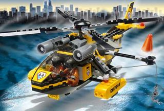 Rescue Chopper, 7044-1 Building Kit LEGO®   