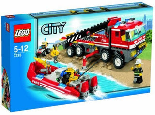 Off-Road Fire Truck & Fireboat, 7213 Building Kit LEGO®   