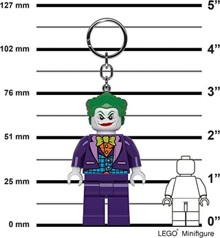 LEGO® DC Super Heroes Keychain Light - The Joker - 3 Inch Tall Figure Keychain LEGO®   