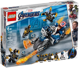 Captain America: Outriders Attack, 76123-1 Building Kit LEGO®   