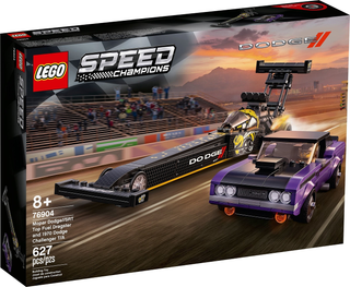 Mopar Dodge//SRT Top Fuel Dragster and 1970 Dodge Challenger T/A, 76904-1 Building Kit LEGO®   