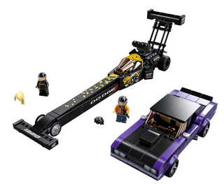 Mopar Dodge//SRT Top Fuel Dragster and 1970 Dodge Challenger T/A, 76904-1 Building Kit LEGO®   