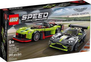 Aston Martin Valkyrie AMR Pro and Aston Martin Vantage GT3, 76910-1 Building Kit LEGO®   