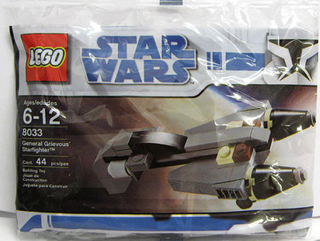 General Grievous Starfighter - Mini polybag 8033 Building Kit LEGO®   