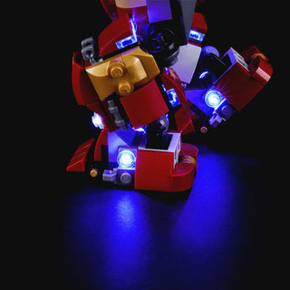 Light Kit For The Hulkbuster Smash-Up, 76104 Light up kit Lightailing   