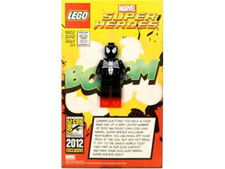 Spider-Man in Black Symbiote Costume San-Diego Comic-Con 2012 Exclusive, sh045 Minifigure LEGO®   