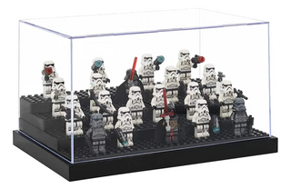 17x30 studs, Minifigure & Model Display Case Display Case United Brick Co®   