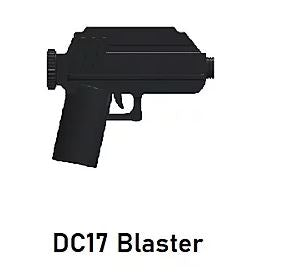 Custom Star Wars DC-17 Blaster For LEGO Minifigures. Custom, Accessory BigKidBrix Black  