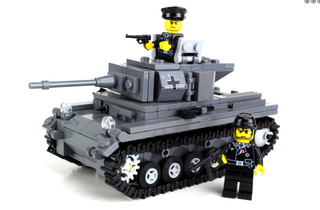 Battle Brick Deluxe Panzer Tank Building Kit Battle Brick   