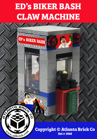 Ed's Biker Bash Claw Machine Building Kit #ABC1968 ABC Building Kit United Brick Co®   