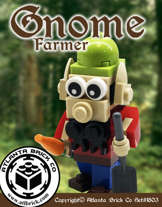 Farmer Gnome Exclusive Building Kit #ABC1803 ABC Building Kit United Brick Co®   