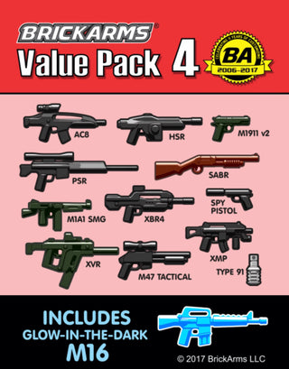 BRICKARMS VALUE PACK 4 Accessories Brickarms   