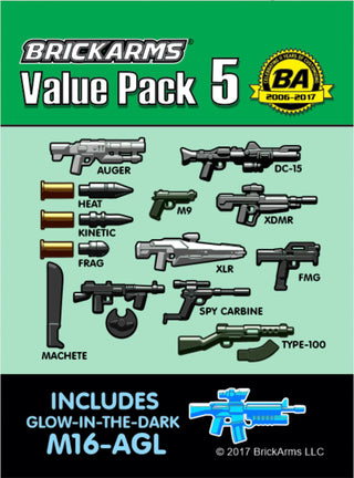 BRICKARMS VALUE PACK 5 Accessories Brickarms   