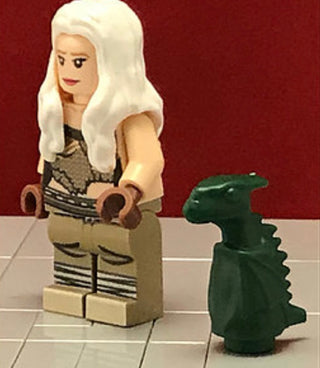 DAENERYS TARGARYEN Custom Printed & Inspired Game of Thrones Lego Minifigure Custom minifigure BigKidBrix   