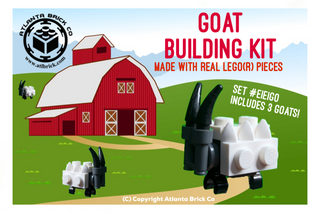 Goat Building Kit (includes 3 goats) #EIEIGO ABC Building Kit United Brick Co®   