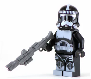 Shock Trooper Black Star Wars Custom Printed LEGO Minifigure Custom minifigure BigKidBrix   