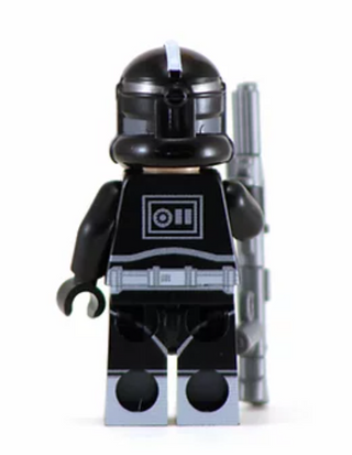 Shock Trooper Black Star Wars Custom Printed LEGO Minifigure Custom minifigure BigKidBrix   