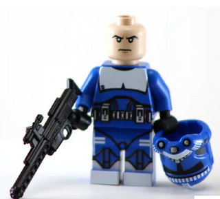 Shock Trooper Blue Star Wars Custom Printed LEGO Minifigure Custom minifigure BigKidBrix   