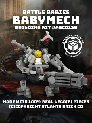 Battle Babies BabyMech Building Kit #ABC0139 ABC Building Kit United Brick Co®   