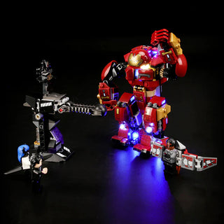 Light Kit For The Hulkbuster Smash-Up, 76104 Light up kit Lightailing   