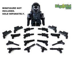 Mando Hunter Black Blaster Pack Custom, Accessory BigKidBrix   