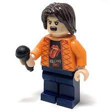 Mick Jagger Custom Printed Minifigure Custom minifigure BigKidBrix   