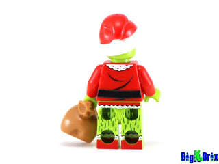 Grinch Custom Printed LEGO Minifigure Custom minifigure BigKidBrix   