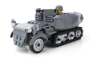 Deluxe German Half Track Building Kit Battle Brick   