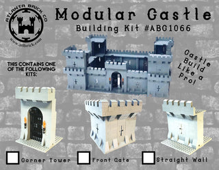 Modular Castle System Building Kit #ABC1066 ABC Building Kit United Brick Co®   